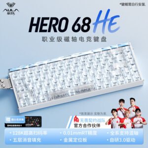 Bàn Phím Cơ Từ Tính AULA Hero 68 HE | Magnetic Switch - 8000Hz - Rapid Trigger - Chuyên Game FPS