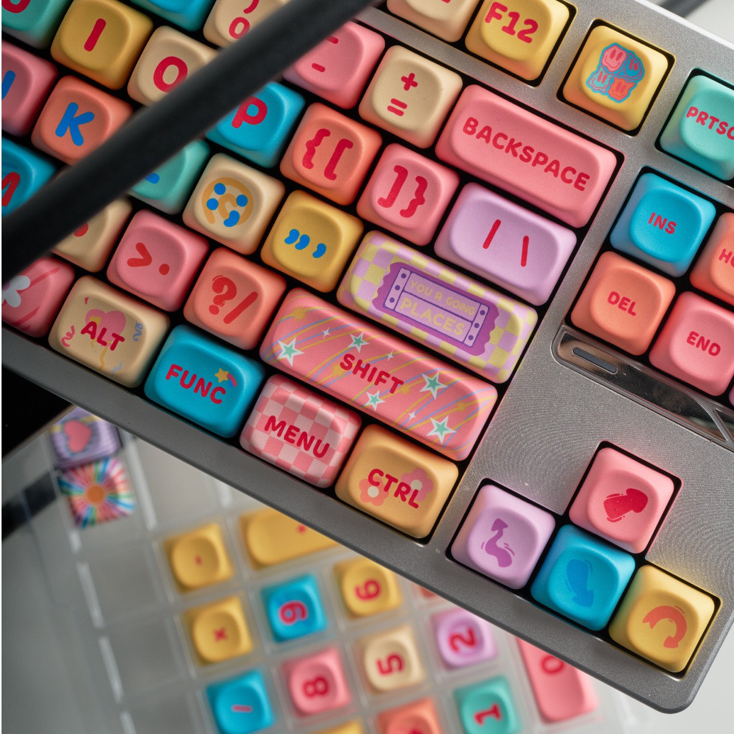 Bộ Keycap Dopamine Sắc Màu (127 Phím) - MOA Profile, Nhựa PBT Dye-Sub Dày Dặn Cho Bàn Phím Cơ - Ảnh 2