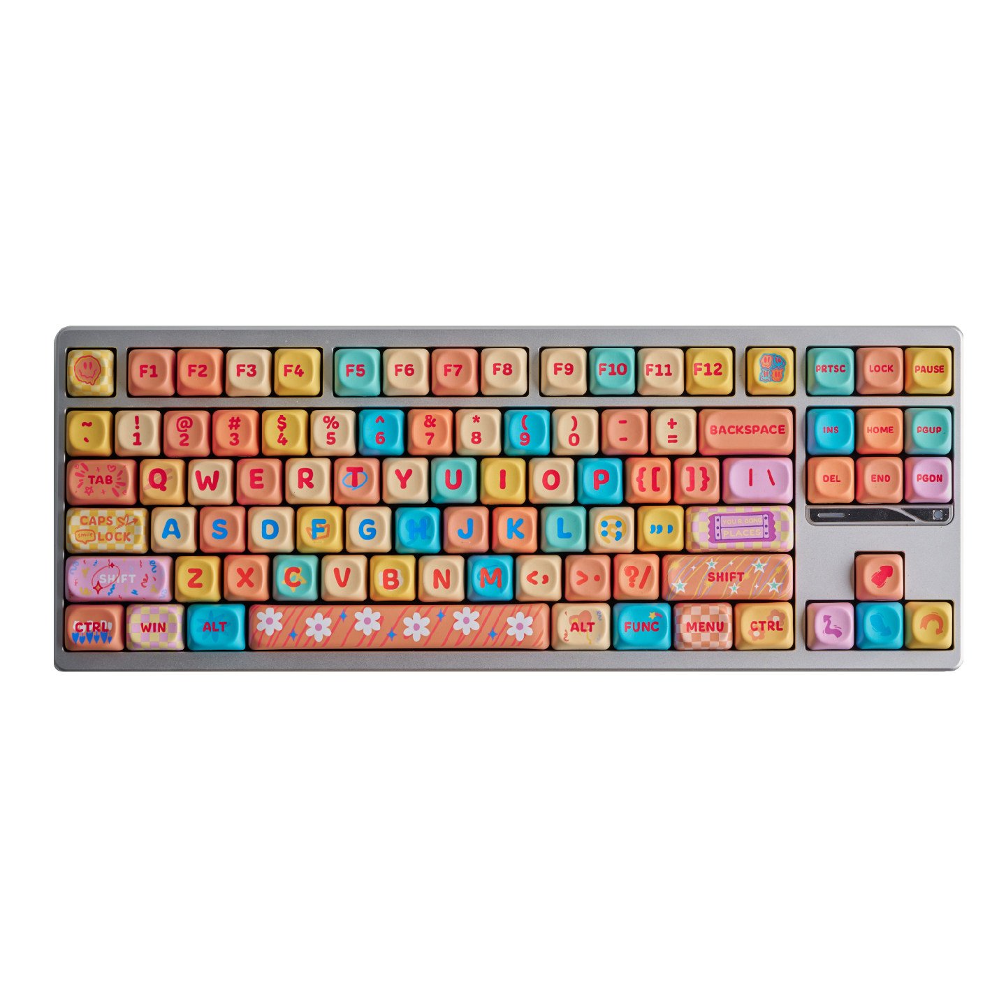 Bộ Keycap Dopamine Sắc Màu (127 Phím) - MOA Profile, Nhựa PBT Dye-Sub Dày Dặn Cho Bàn Phím Cơ - Ảnh 5